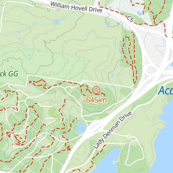 Map of Lakeside Hill