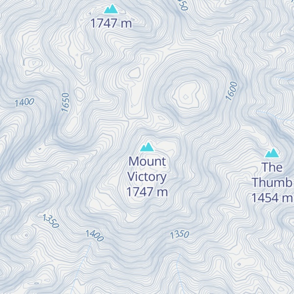 Map of Mount Victory