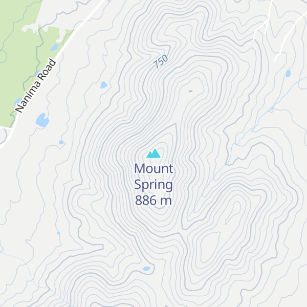 Map of Mount Spring