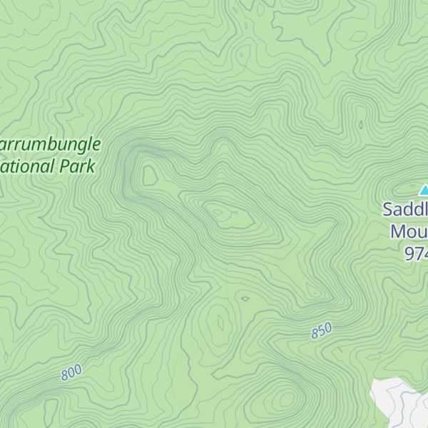 Map of Wedding Cake Mountain