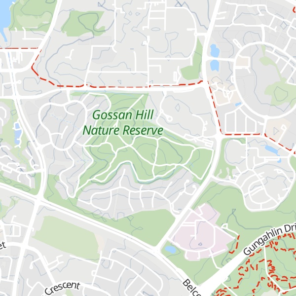 Map of Gossan Hill