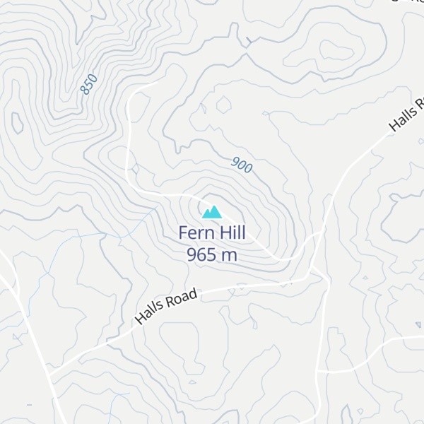 Map of Fern Hill