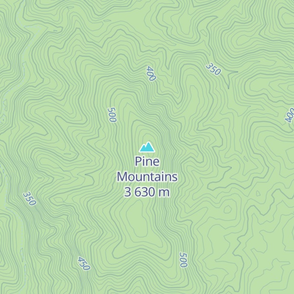 Map of Pine Mountains 3