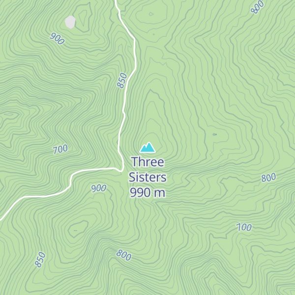 Map of Three Sisters