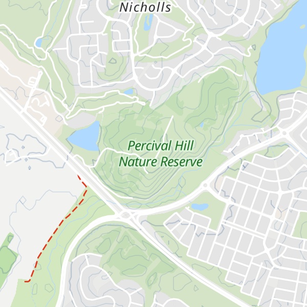 Map of Percival Hill