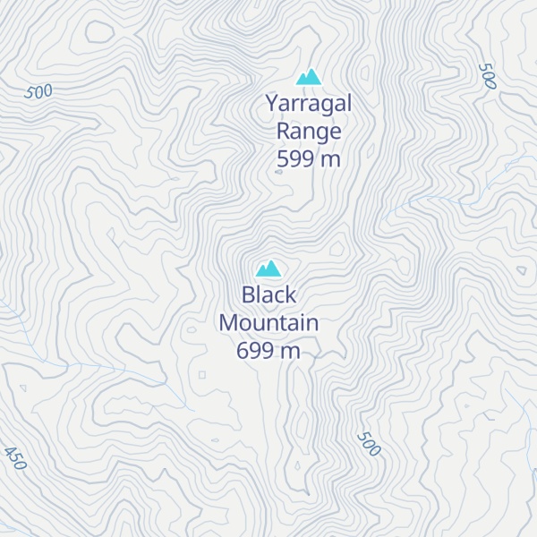 Map of Black Mountain