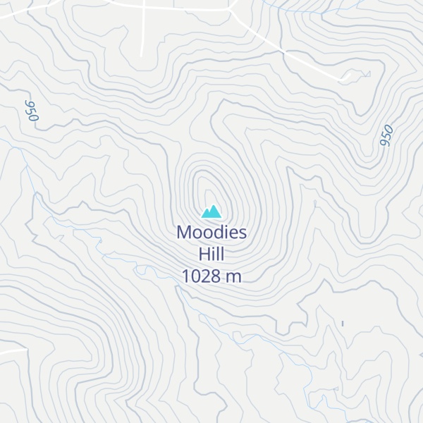 Map of Moodies Hill