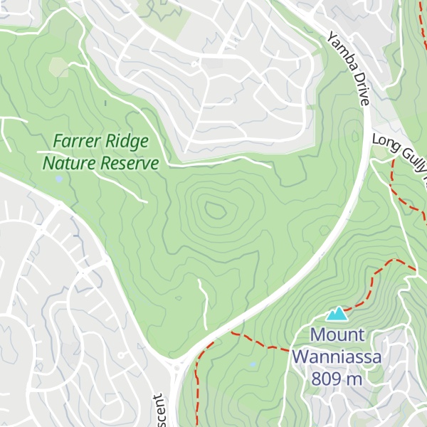Map of Farrer Trig