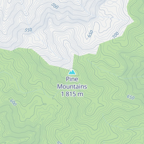 Map of Pine Mountains 1
