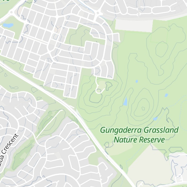 Map of Gungahlin Hill
