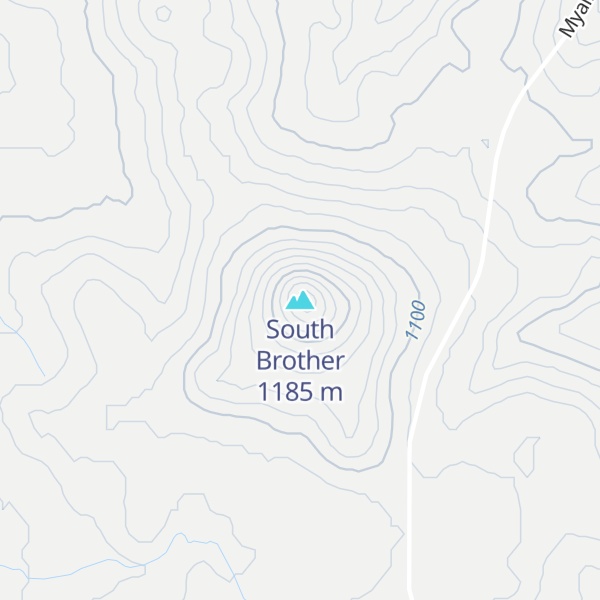 Map of South Brother