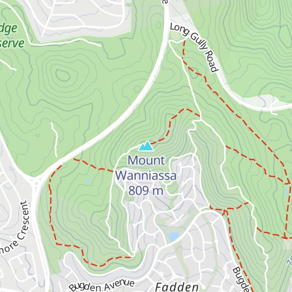 Map of Mount Wanniassa