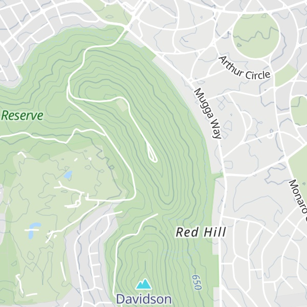 Map of Red Hill