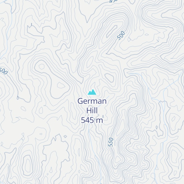 Map of German Hill