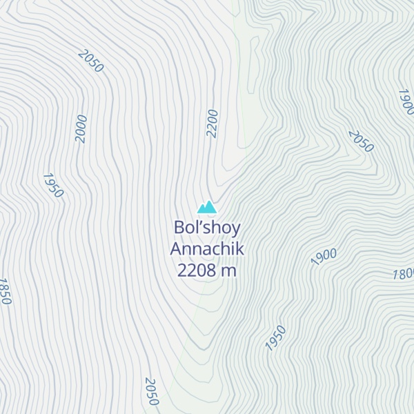 Map of Bol’shoy Annachik
