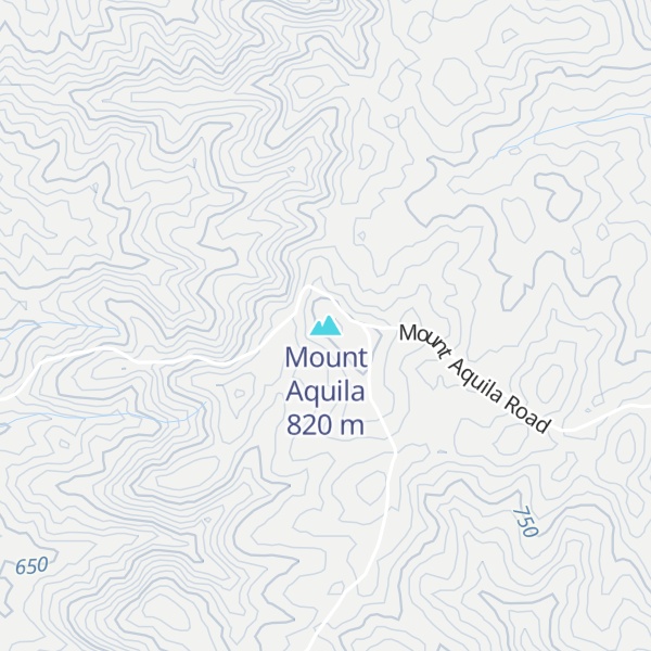 Map of Mount Aquila