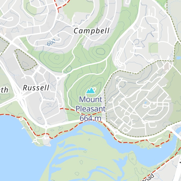 Map of Mount Pleasant