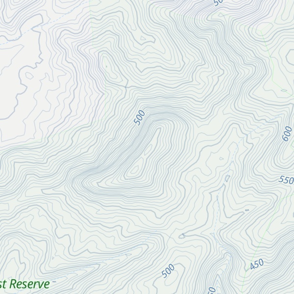 Map of Mount Turnor