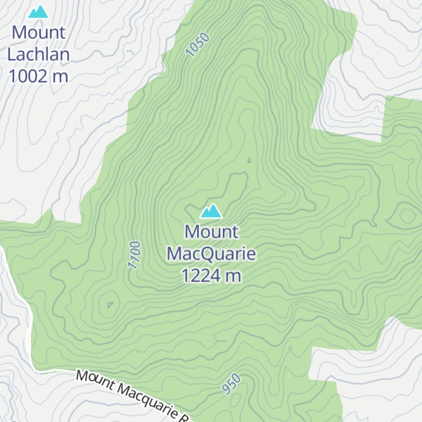 Map of Mount MacQuarie