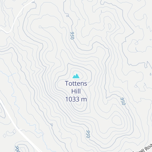 Map of Tottens Hill
