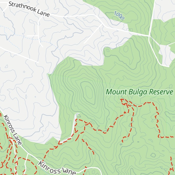 Map of Mount Bulga