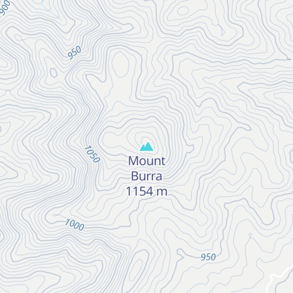 Map of Mount Burra