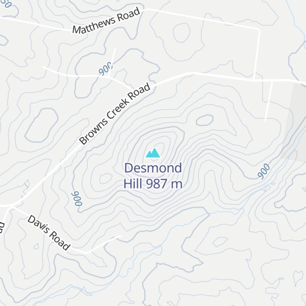 Map of Desmond Hill