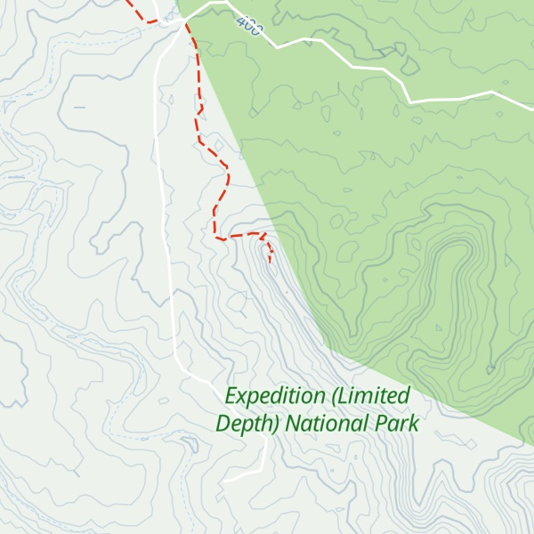 Map of Shepherd’s Peak Lookout