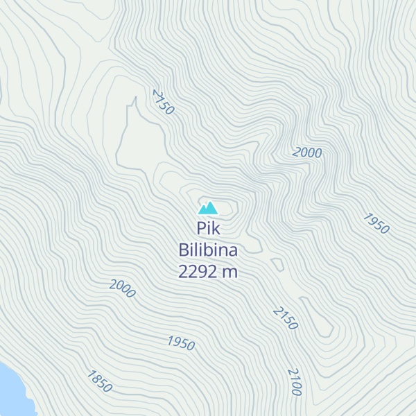 Map of Pik Bilibina