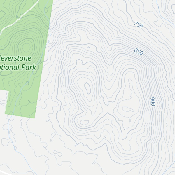 Map of Mount Wells