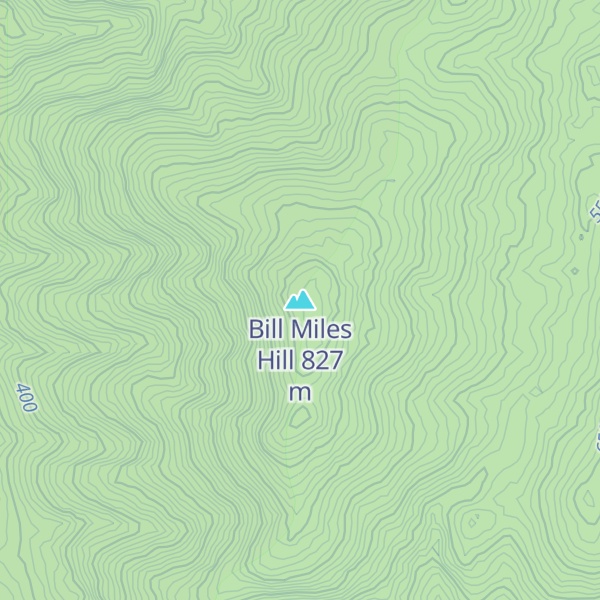 Map of Bill Miles Hill