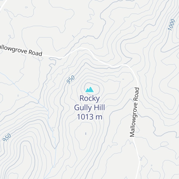 Map of Rocky Gully Hill