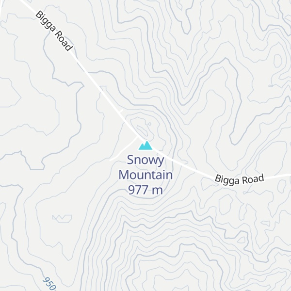Map of Snowy Mountain