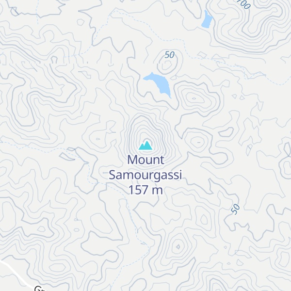 Map of Mount Samourgassi