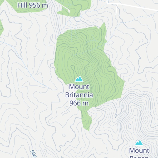 Map of Mount Britannia