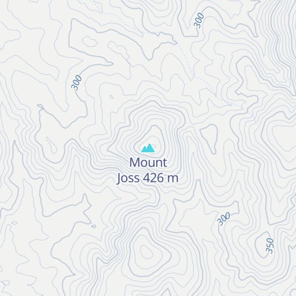 Map of Mount Joss