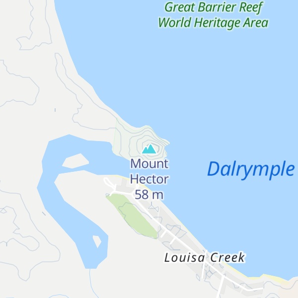 Map of Mount Hector