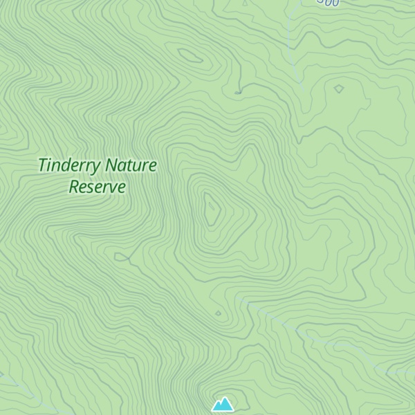 Map of Tinderry Peak