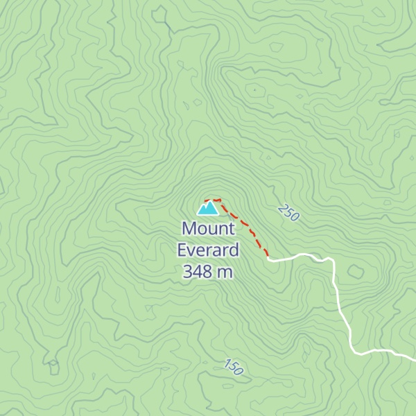 Map of Mount Everard