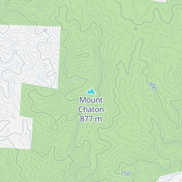 Map of Mount Chaton