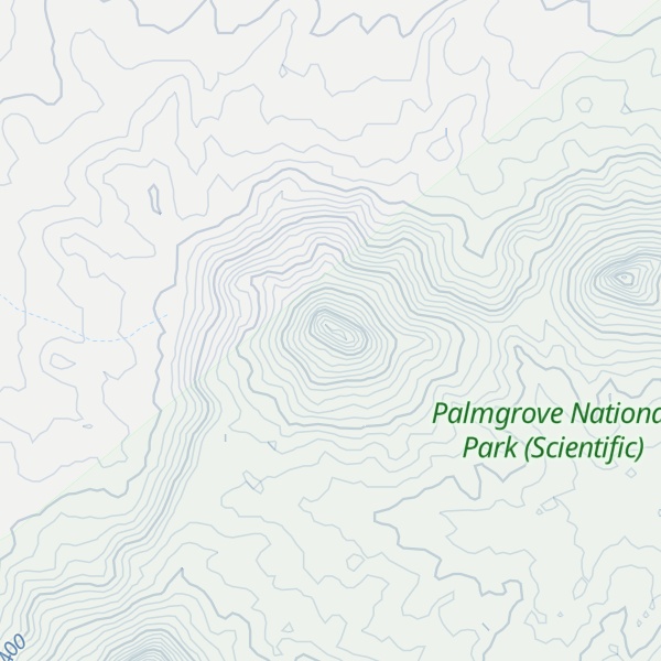 Map of Bakers Peak