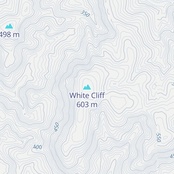 Map of White Cliff