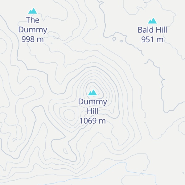 Map of Dummy Hill