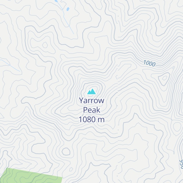 Map of Yarrow Peak