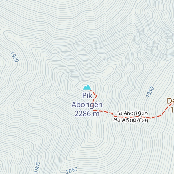 Map of Pik Aborigén