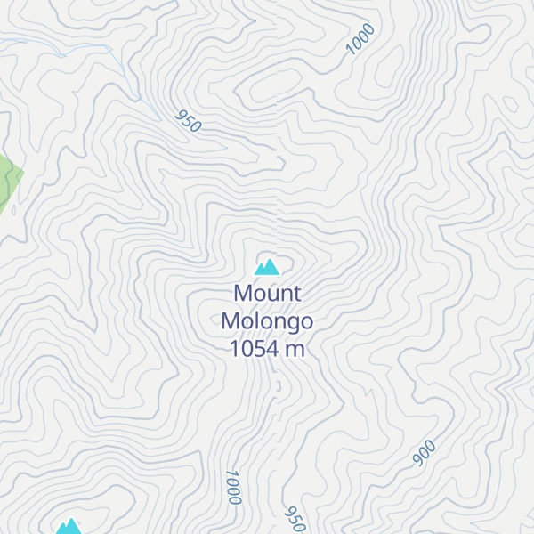 Map of Mount Molongo