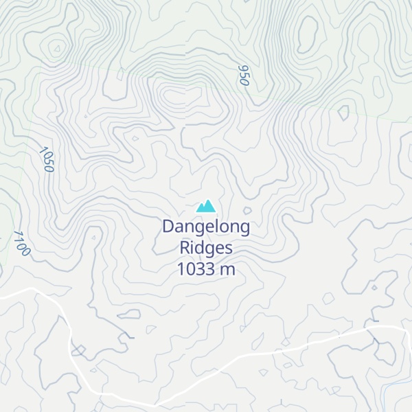 Map of Dangelong Ridges