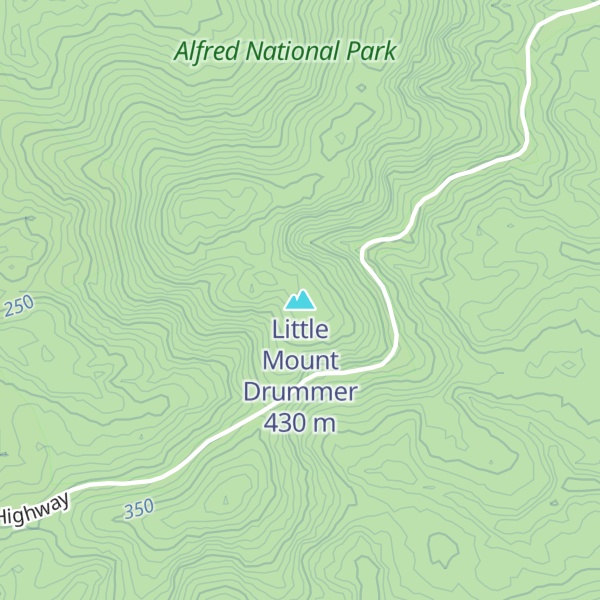 Map of Little Mount Drummer