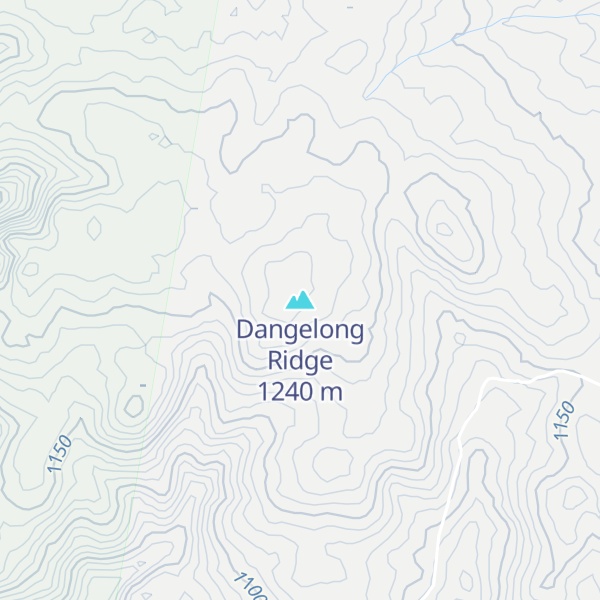 Map of Dangelong Ridge