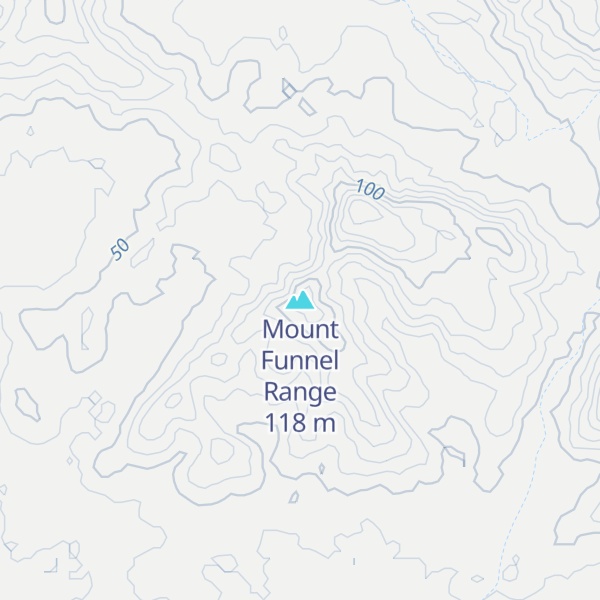 Map of Mount Funnel Range